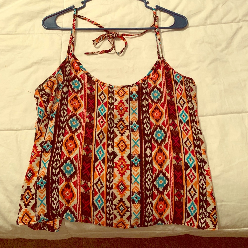 Tribal print tank top